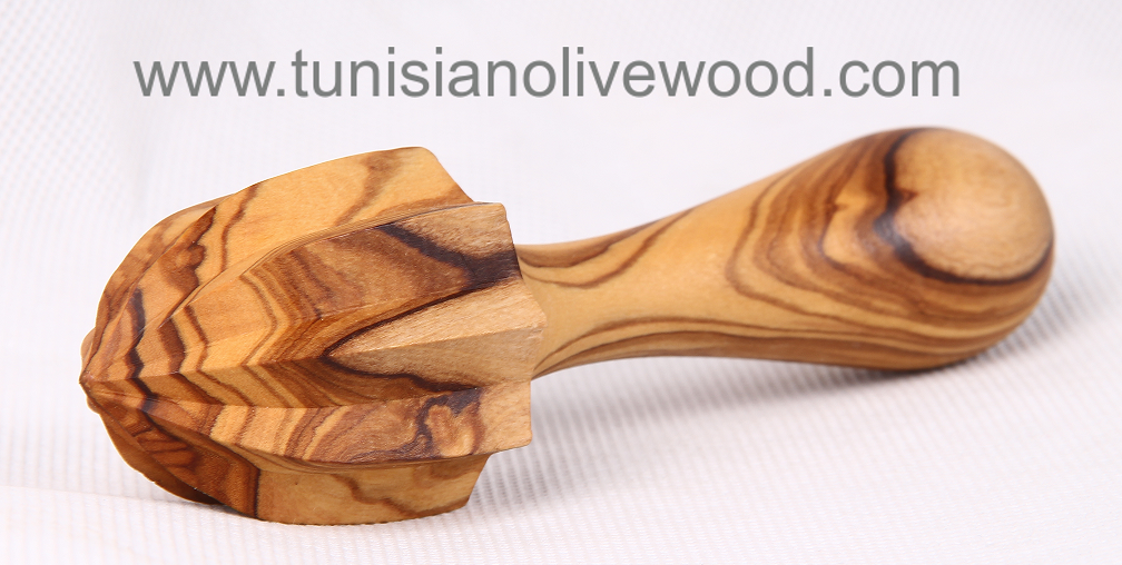  Olive Wood Lemon Juicer