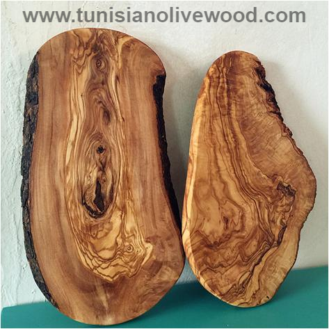 Olive wood - Set of 2 Olive Wood cutting boards with handle – Unik by Nature