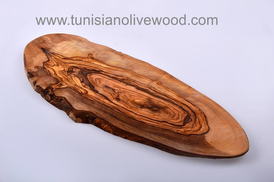 Olive wood Tree Trunk Cheese Board