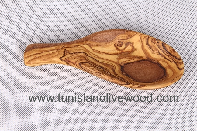 Olive wood leaf dishe